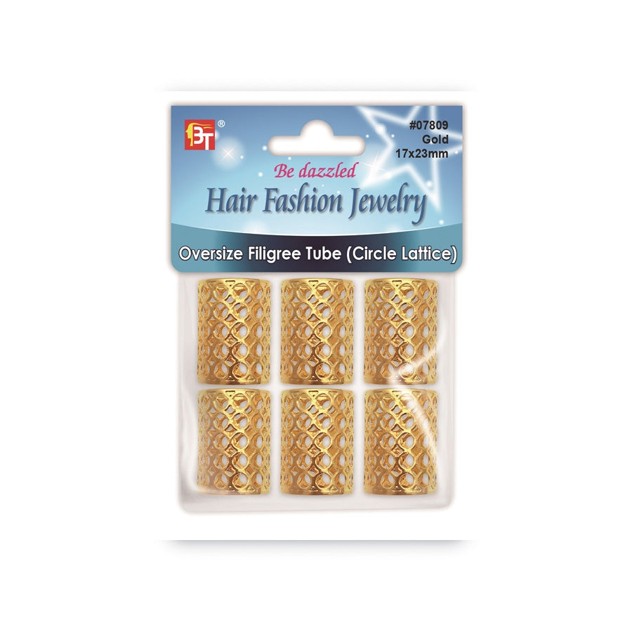 Hair-Braid-Tube-Bt-Gold-Circle-Lattice-17-x-23-mm-6PK