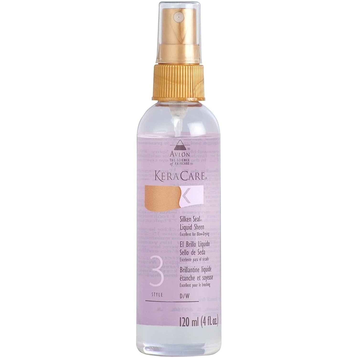 Keracare-Silken-Seal-Liquid-Sheen-Avlon-Spray-4-Oz