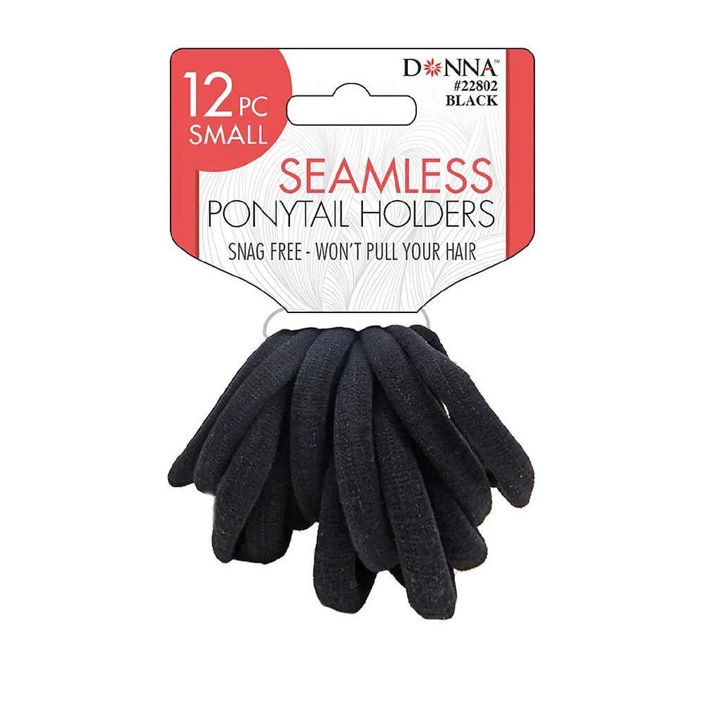 Donna-Seamless-Ponytail-Holders-Small-12PK