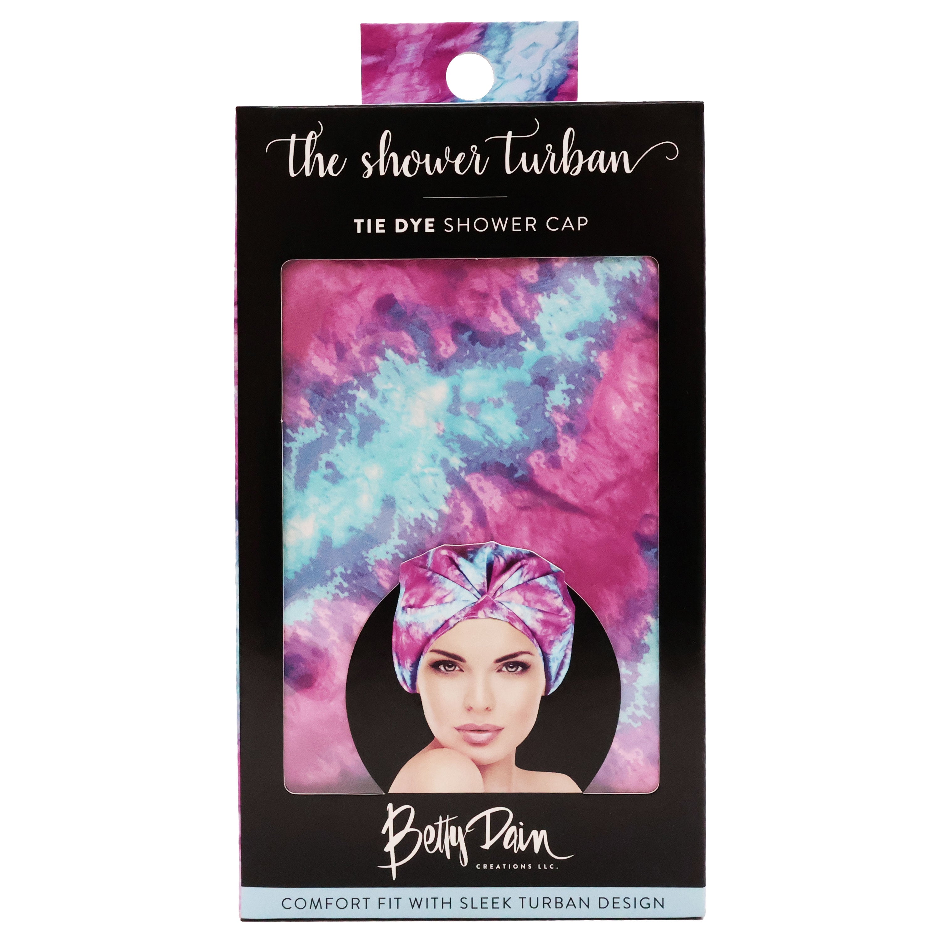 Betty-Dain-comfort-fit-Shower-Cap-Turban-Tye-Dye