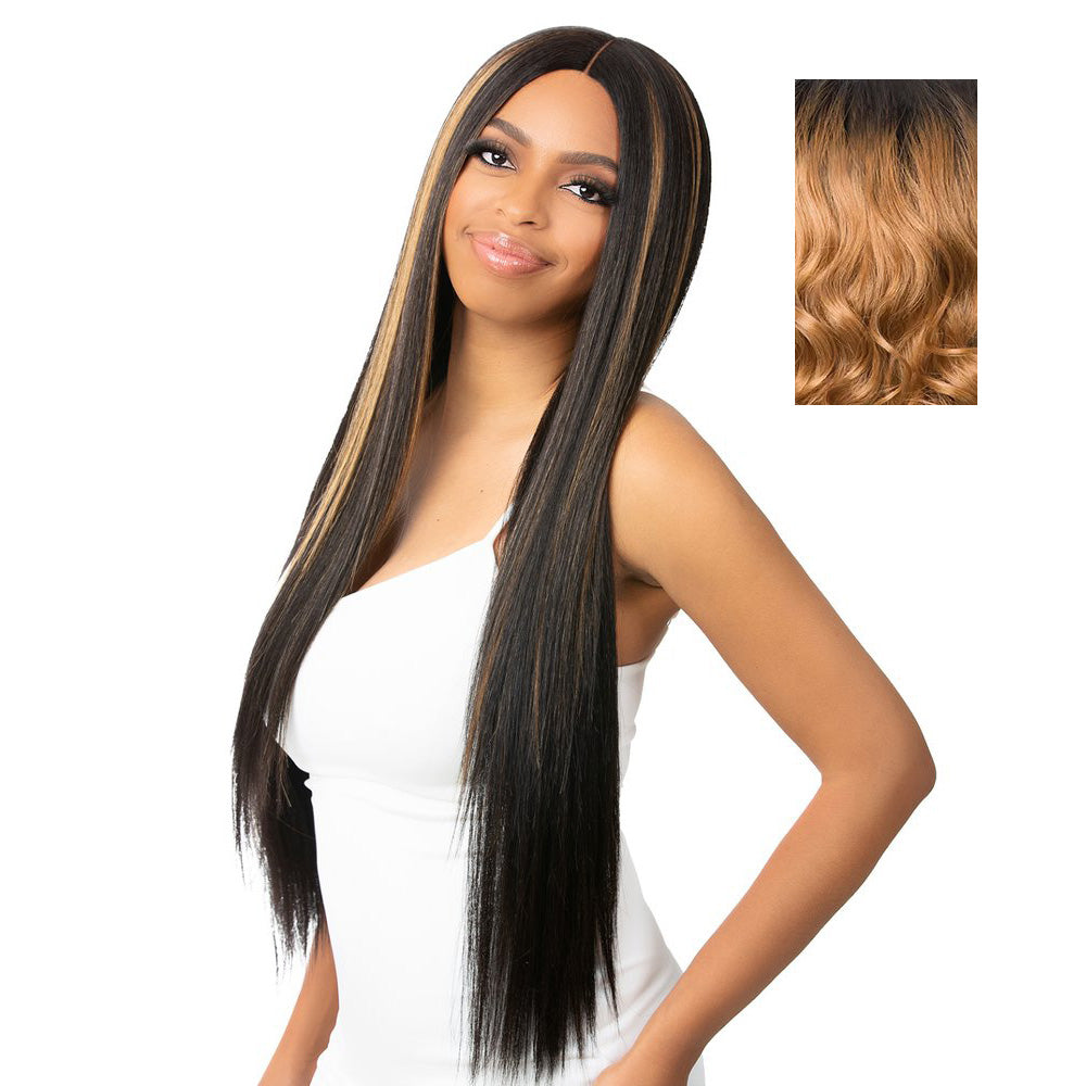 Nutique-Premium-Synthetic-Fiber-HD-Virtually-Undetectable-Lace-Front-Wig-BFF-Lace-Polaris-Straight-TT1B27ND-Brown