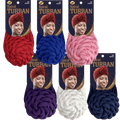 Qfitt Spiral Turban Assorted Color 6/PK