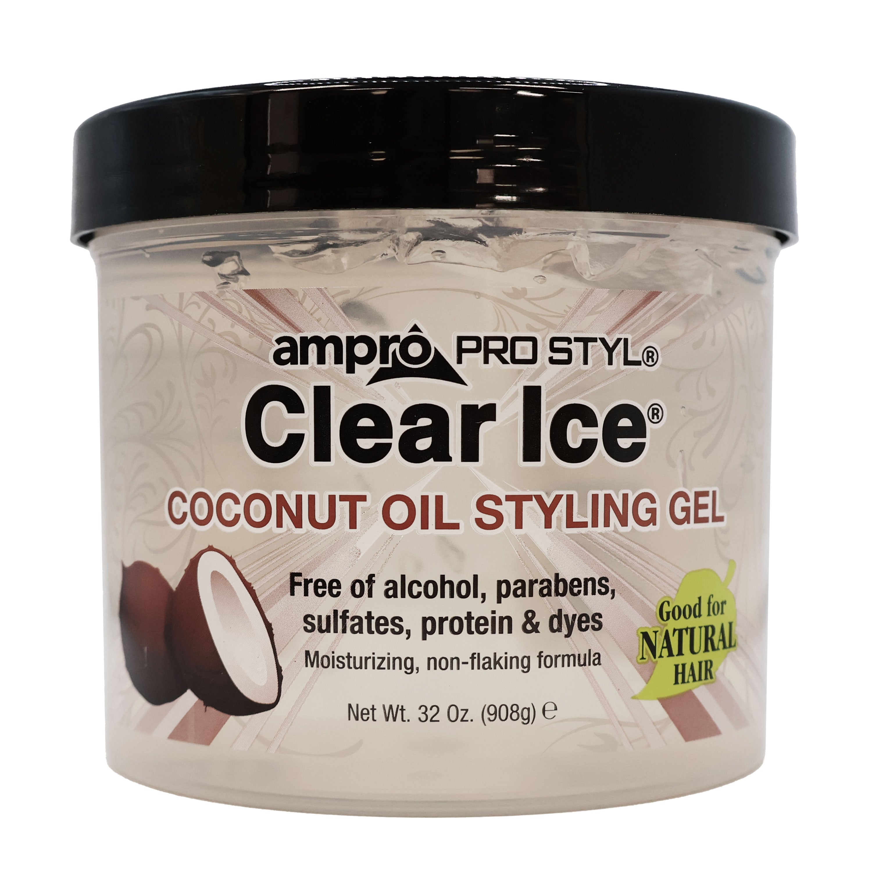 Ampro-Clear-Ice-Coconut-Oil-Styling-Gel-32-Oz