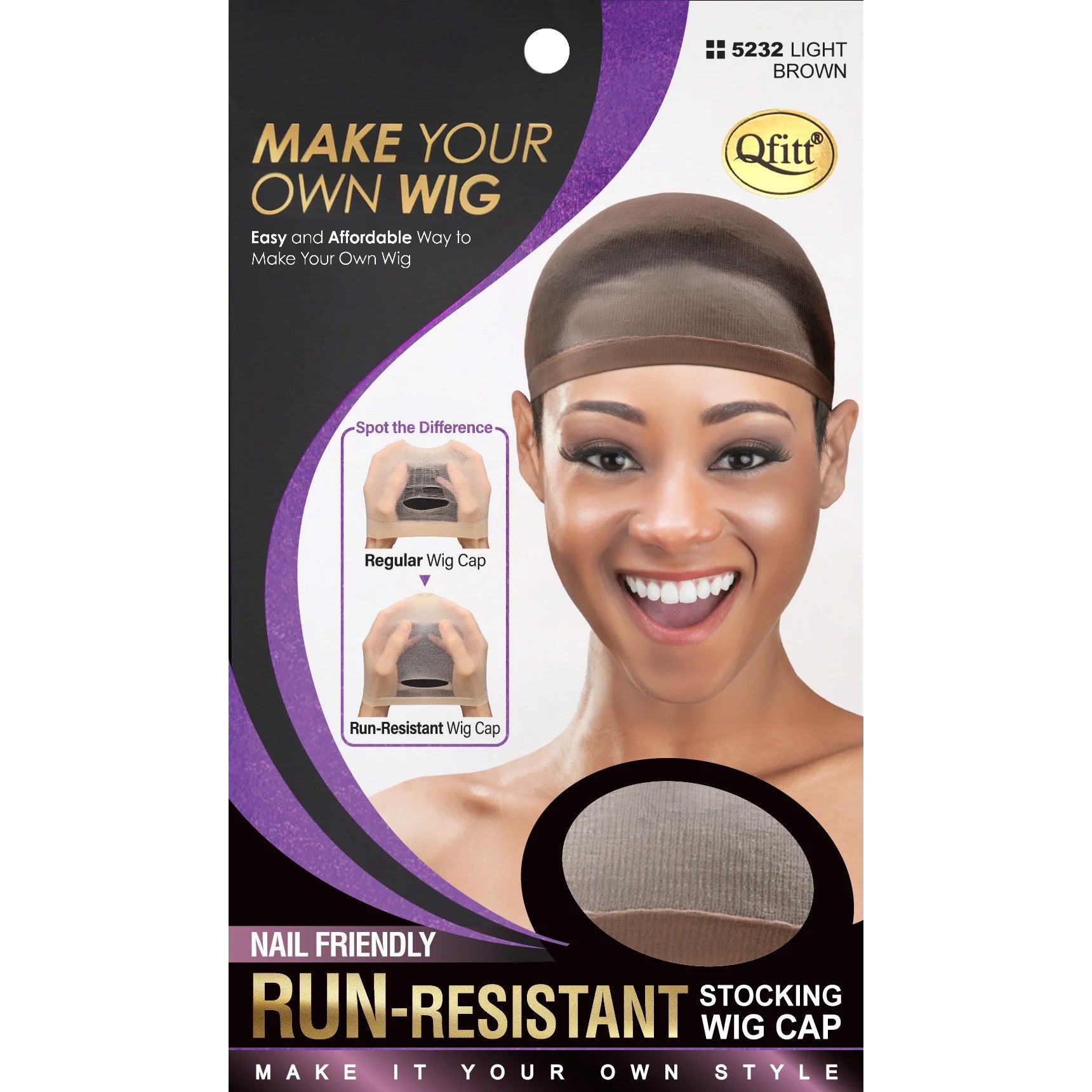 Qfitt-Nail-Friendly-Run-Resistant-Stocking-Wig-Cap-Light-Brown