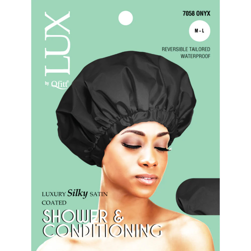 Qfitt-Luxury-Silk-Satin-Shower-Solid-OnyxRegular