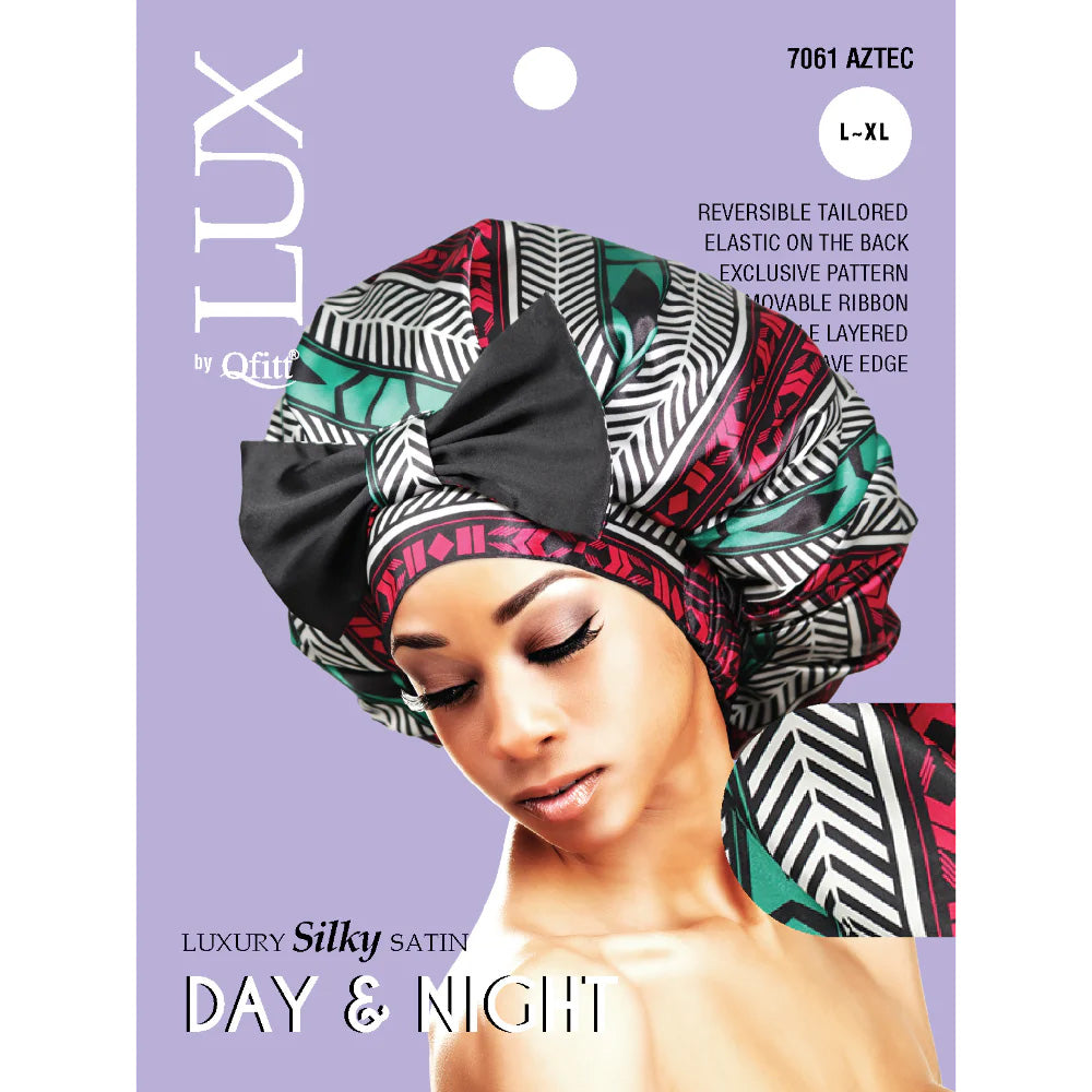 Qfitt-Luxury-Silk-Satin-DayNight-Cap-Pattern-DesignLarge-Xlarge