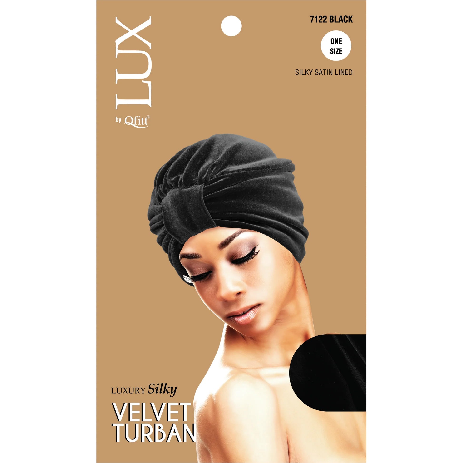Qfitt-Luxury-Silk-Velvet-Turban-Black