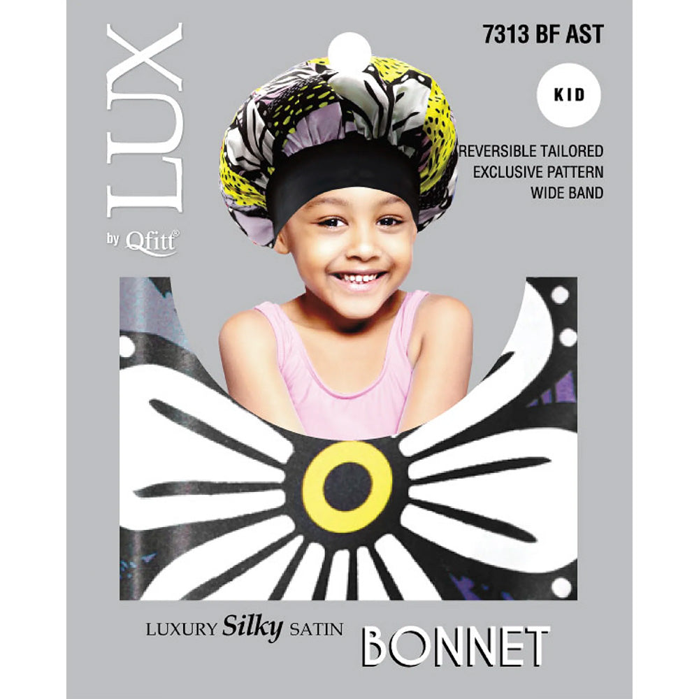 Qfitt-Luxury-Silk-Satin-Bonnet-Kid-Butterfly-AssortKid6PK
