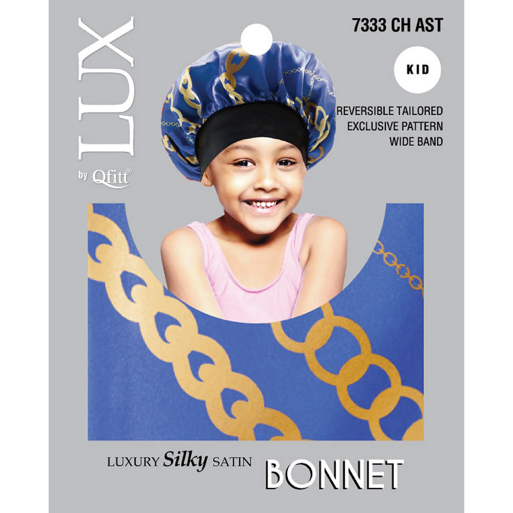 Qfitt-Luxury-Silk-Satin-Bonnet-Kid-Chain-AssortKid6PK