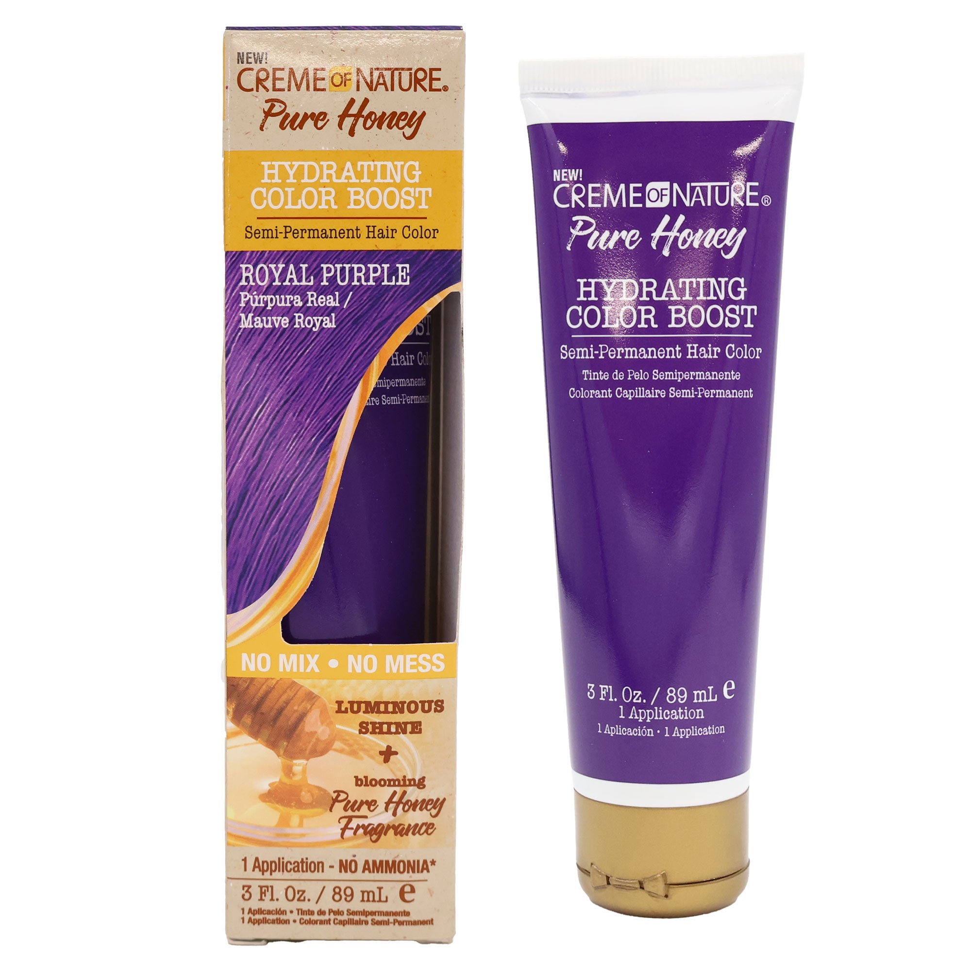Creme-Of-Nature-Pure-Honey-SemiPermanent-Hair-Color-Royal-Purple-3-Oz