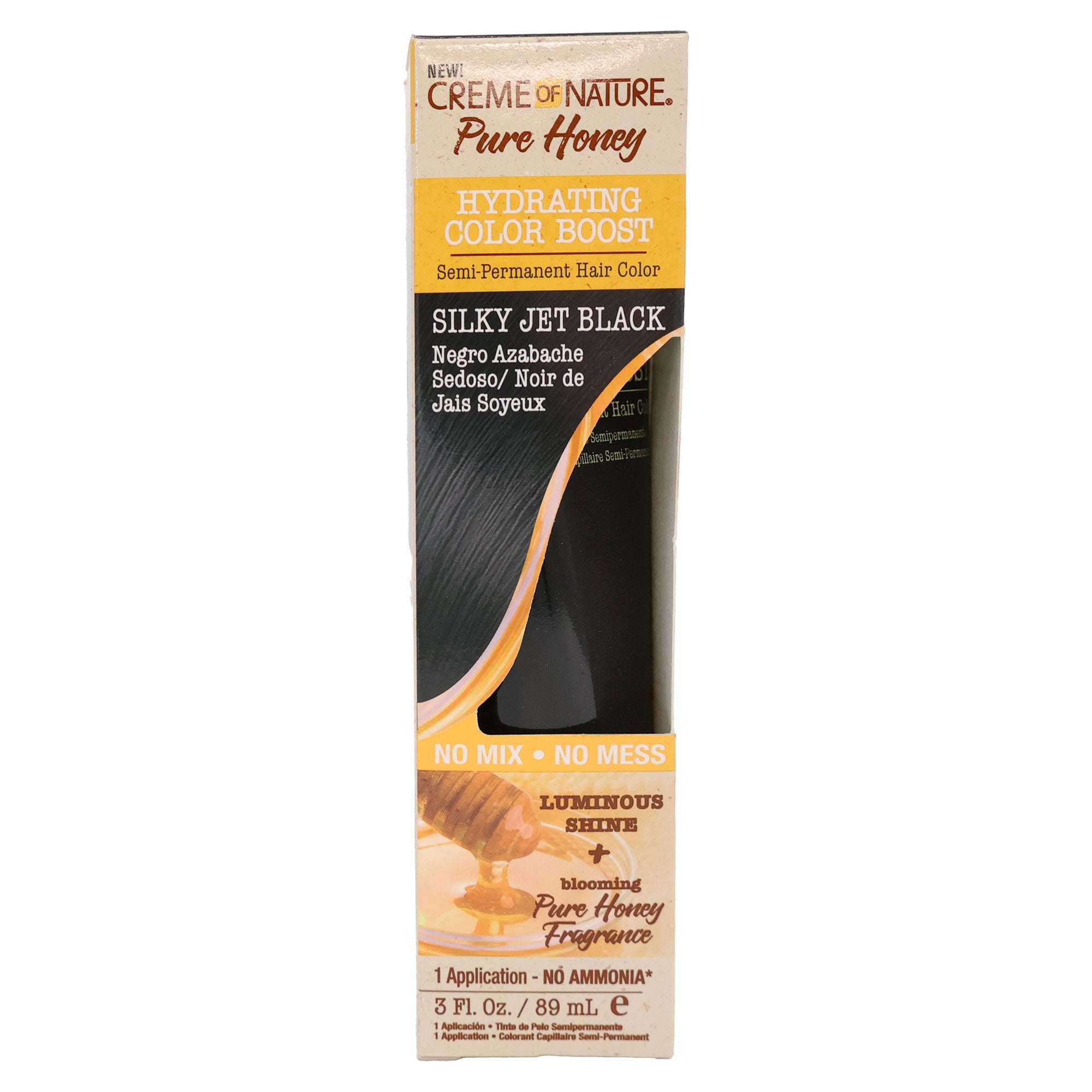 Creme-Of-Nature-Pure-Honey-SemiPermanent-Hair-Color-Silky-Jet-Black-3-Oz