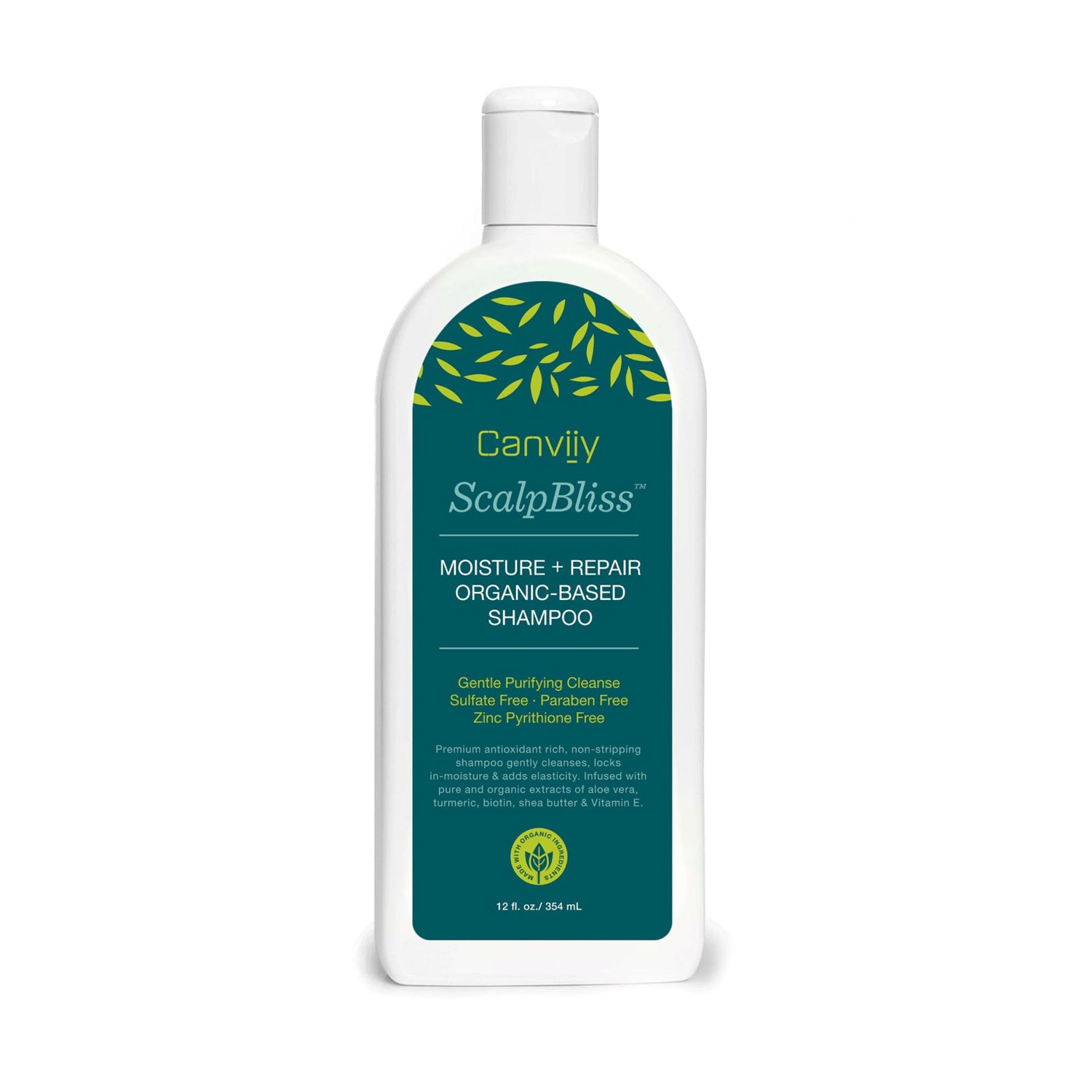 Canviiy-ScalpBliss-Moisture-Repair-OrganicBased-Daily-Shampoo-12-oz