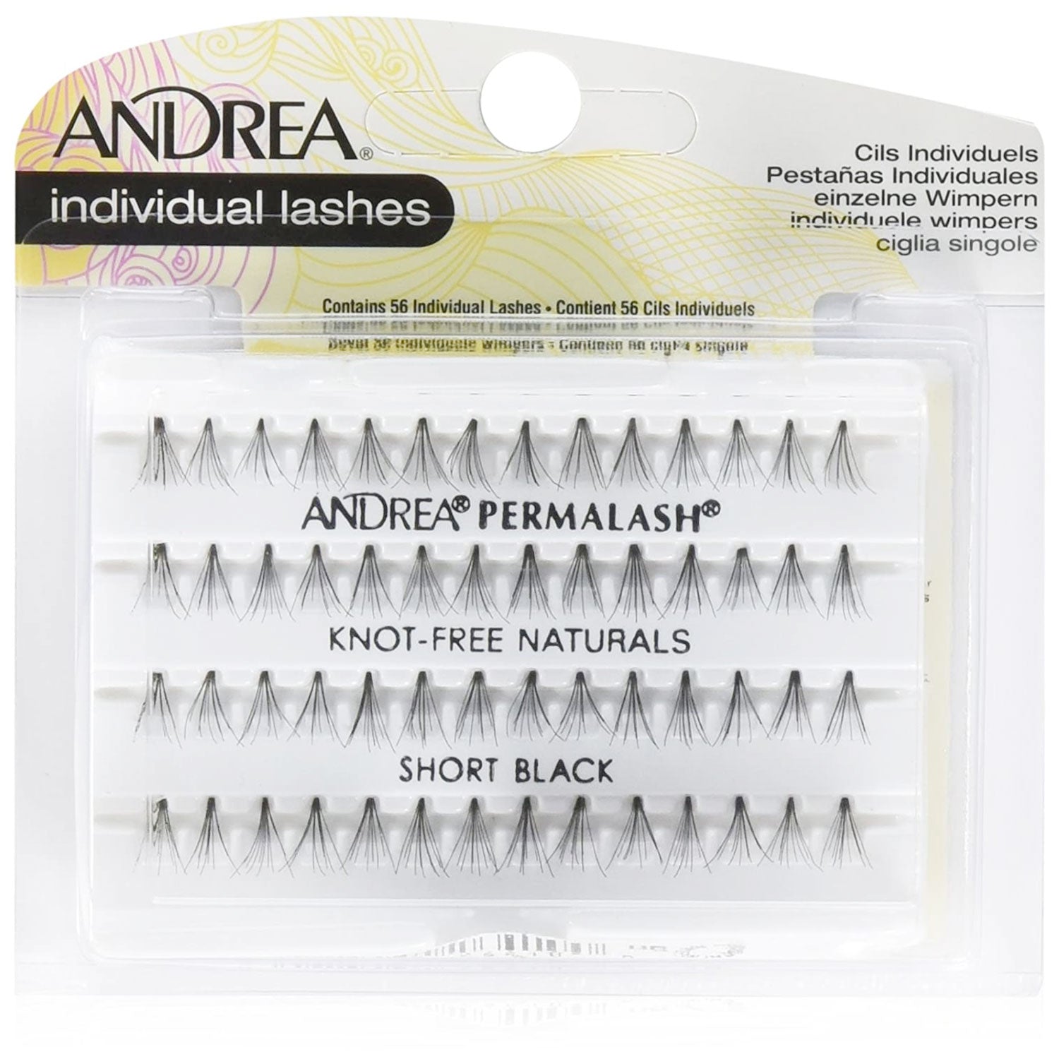 Andrea-Permalash-Knot-Free-Naturals-Short-Black-56-Lashes