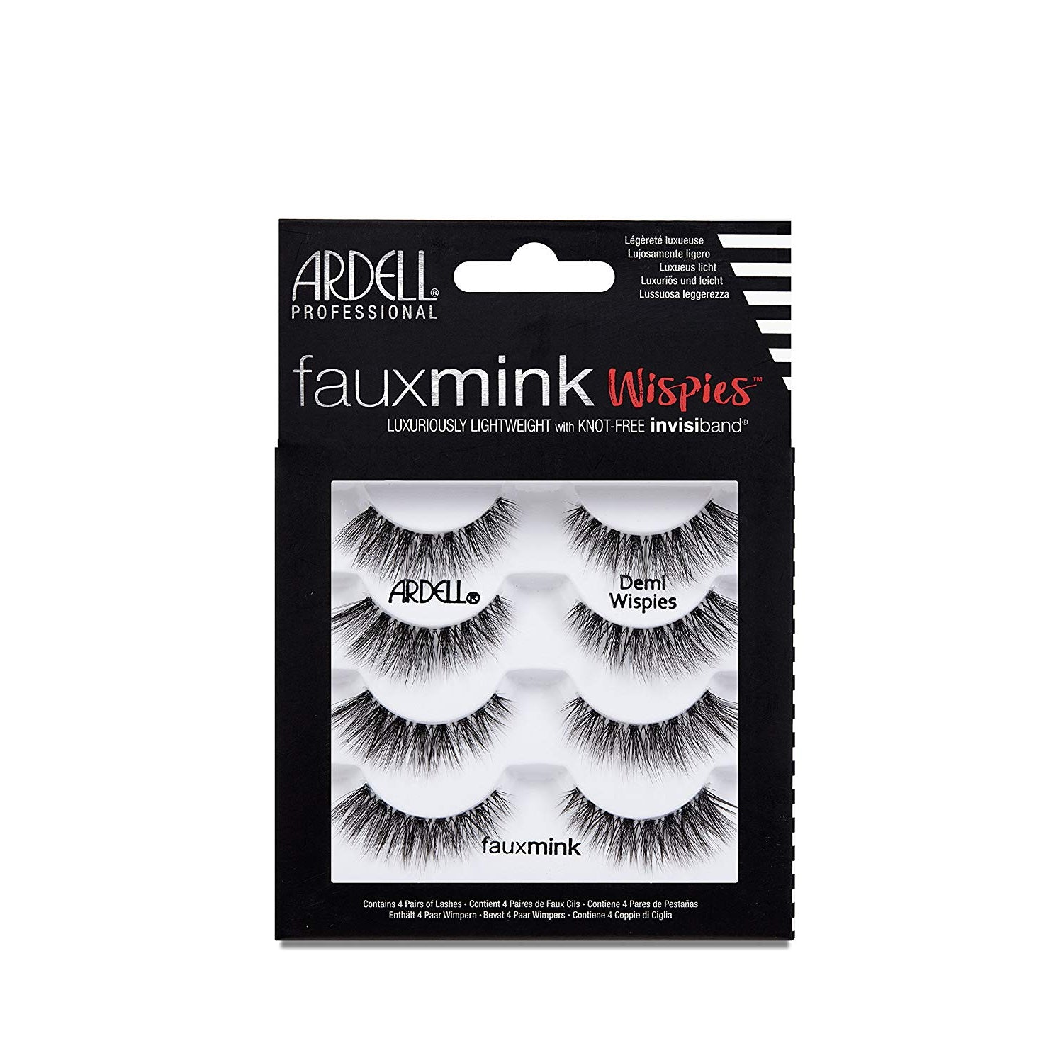 Ardell-Professional-Eyelashes-Faux-Mink-4-Pairs-Demi-Wispies-Black