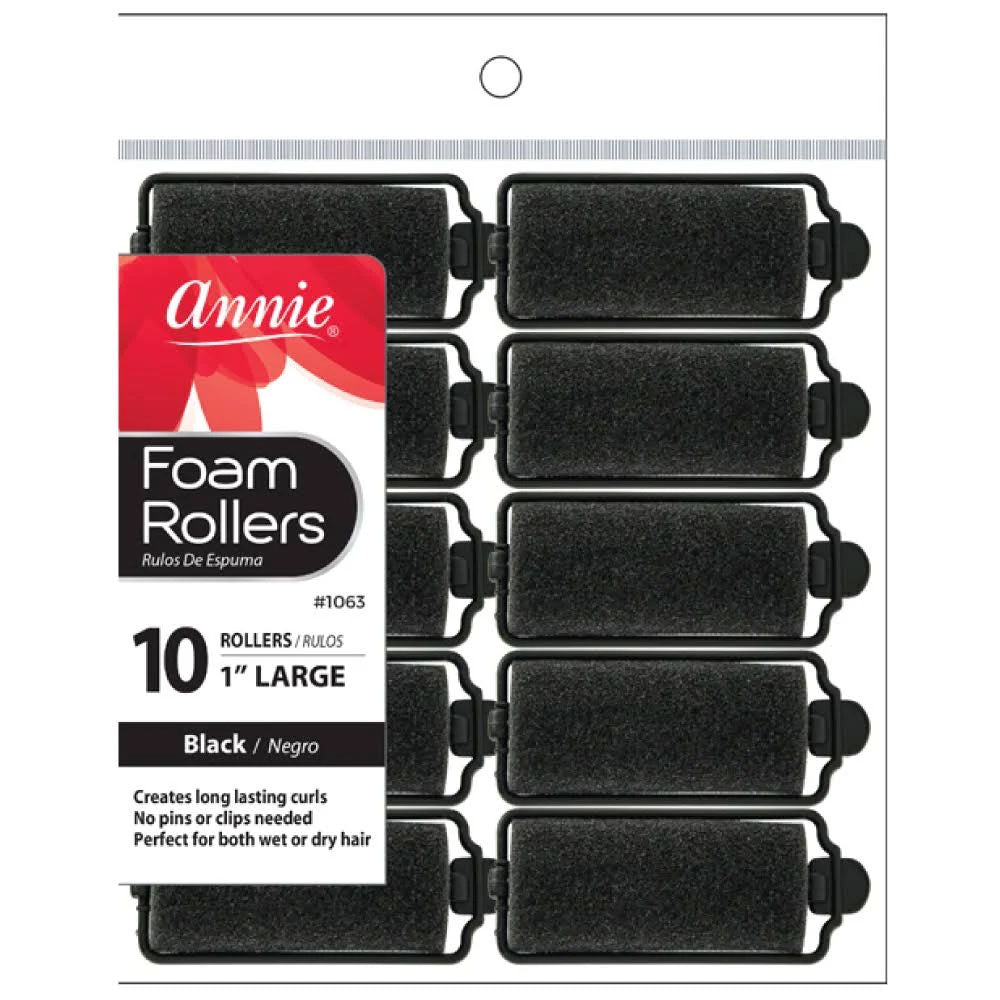 Annie-Foam-Hair-Rollers-Large-1-Inch-black-10PK