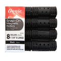 Annie-Snap-On-Magnetic-Hair-Rollers-X-Large-1-18-Black-8PK