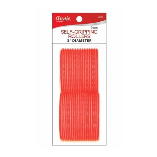 3-Annie-Self-Gripping-Rollers-Red-2PK