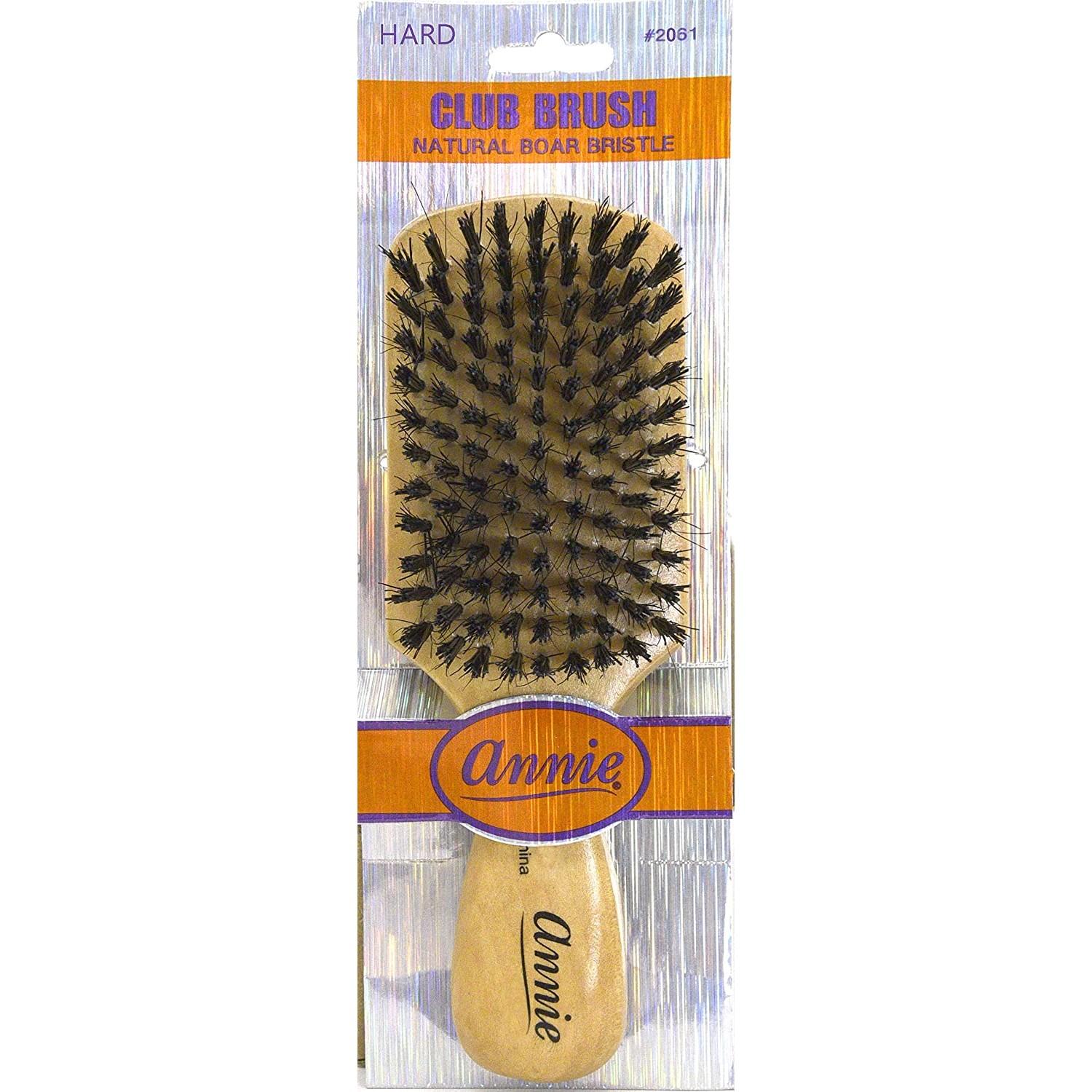 Annie-Hard-Club-Brush-Natural-Boar-Bristle