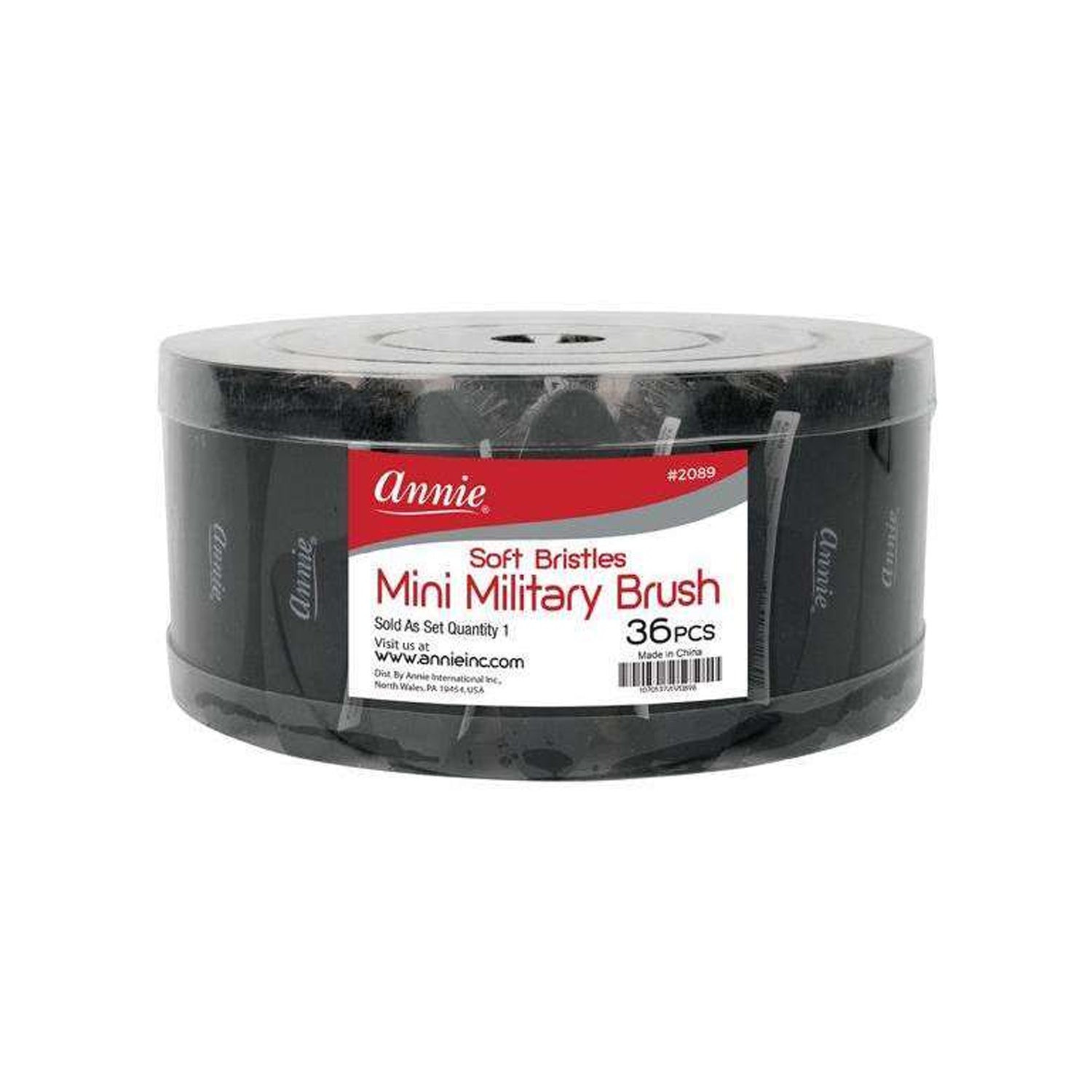 Annie-Mini-Military-Brush-Black-36JAR