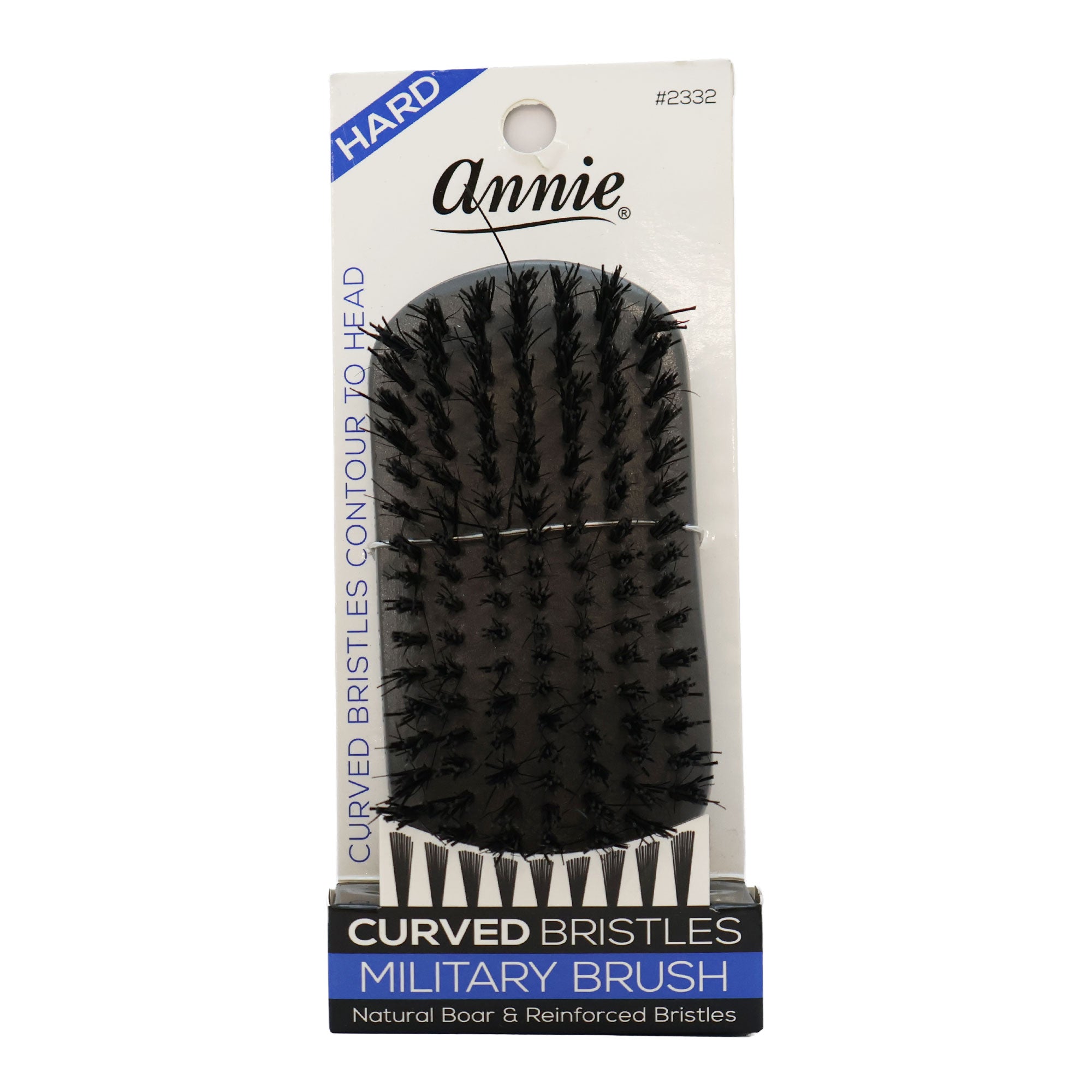 Annie-Hard-Curved-Bristles-Military-Brush-Blue-45