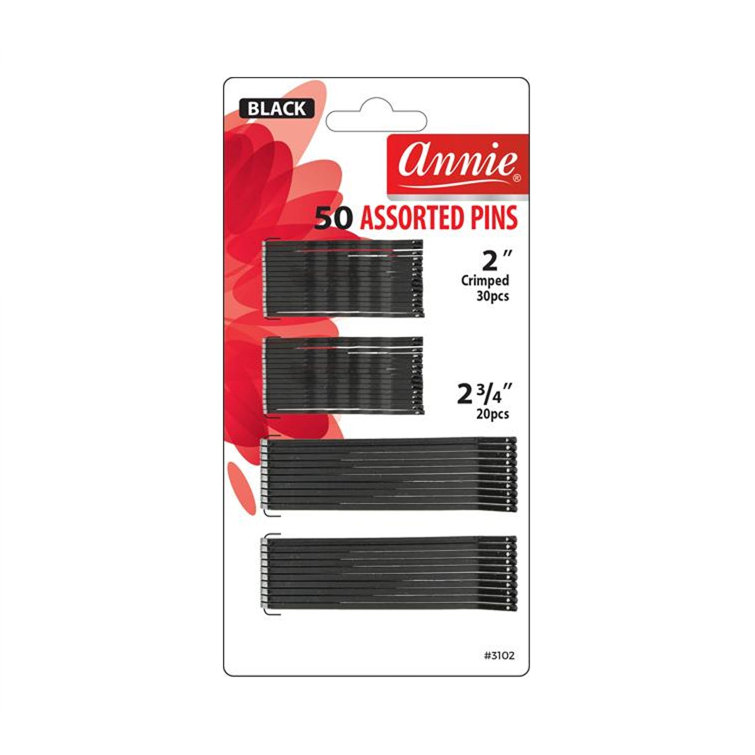 Annie-Hair-Bob-Pins-2-and-2-34-Crimped-Black-50PK