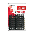 Annie-12-Wig-Clips-Large-Black