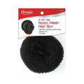 Annie-3-12-Hair-Bun-Donut-type-Nylon-Mesh-Foam-Black