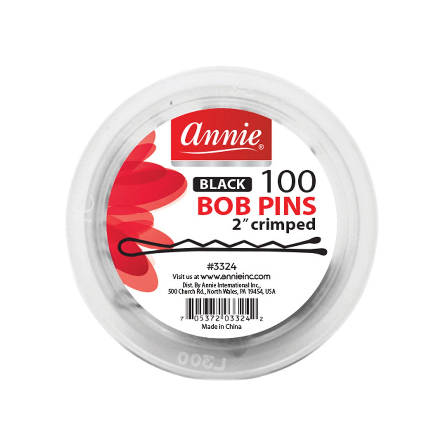 Annie-Black-Bob-Pins-2-Crimped-100JAR