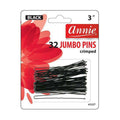 Annie-Jumbo-Hair-Pins-3-32-count-Black