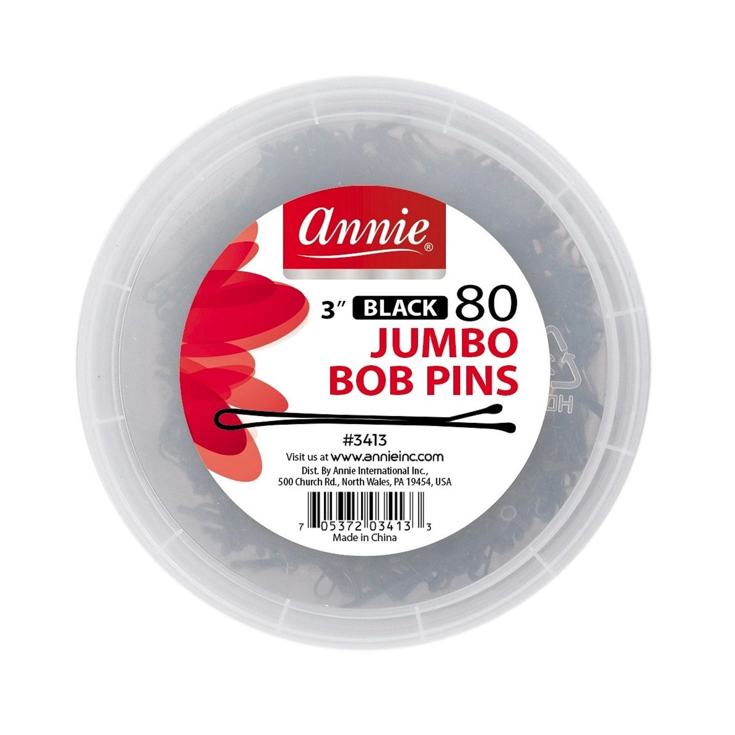 Annie-3-Black-Jumbo-Bob-Pins-Jar-80PK