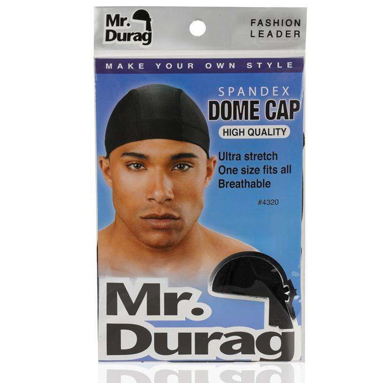Annie-Mr-Durag-Spandex-Dome-Cap-Black