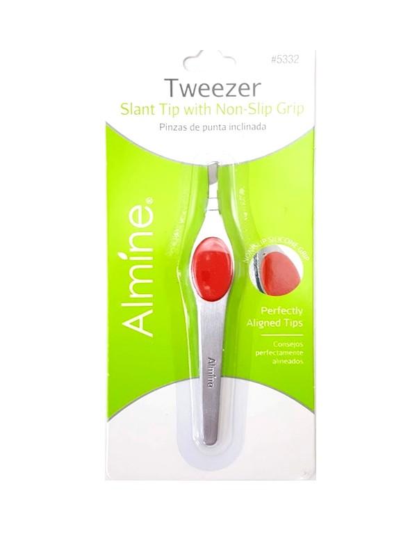 Almine-Tweezer-Slant-Tip-With-NonSlip-Grip