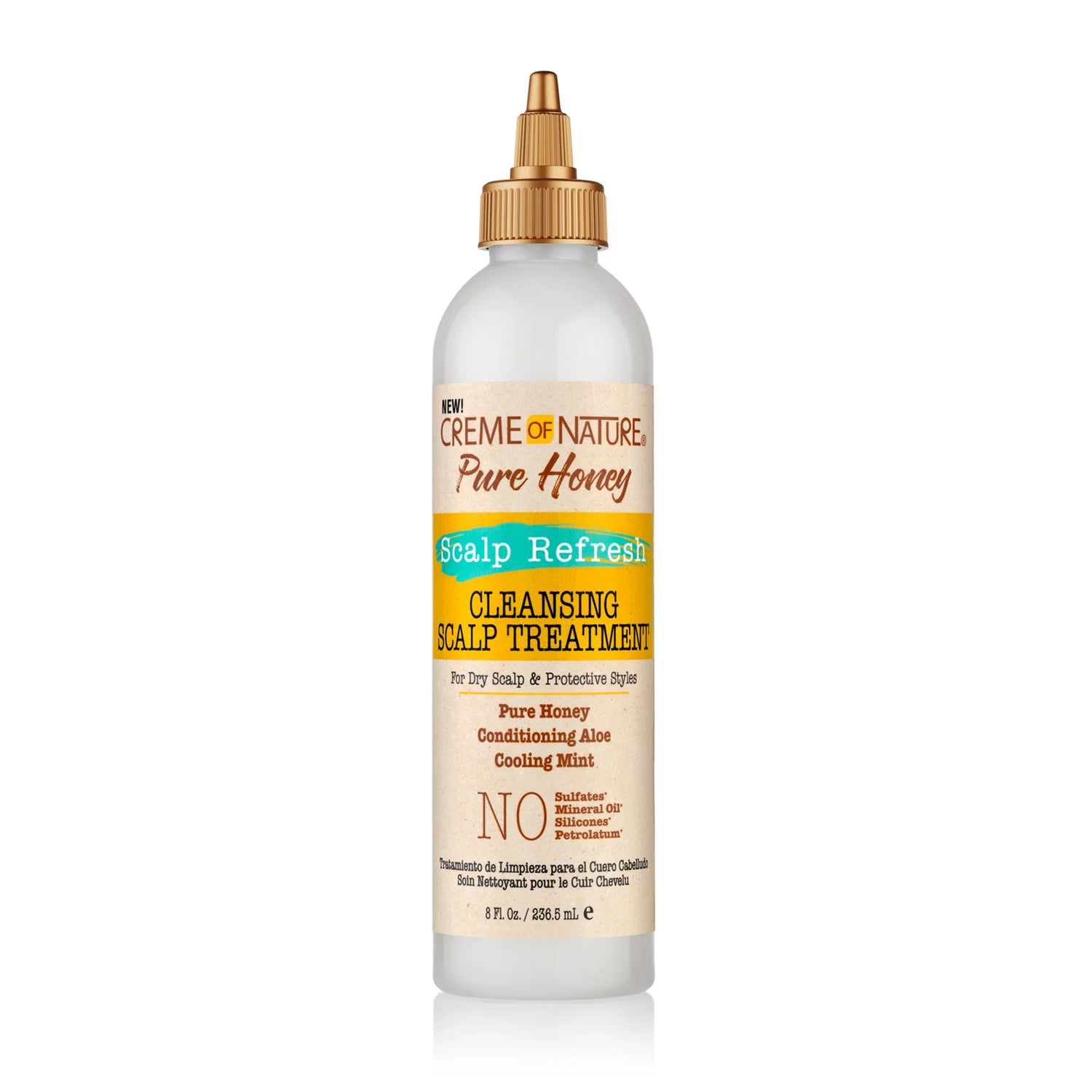 Creme-Of-Nature-Pure-Honey-Scalp-Refresh-Cleansing-Scalp-Treatment-8-oz