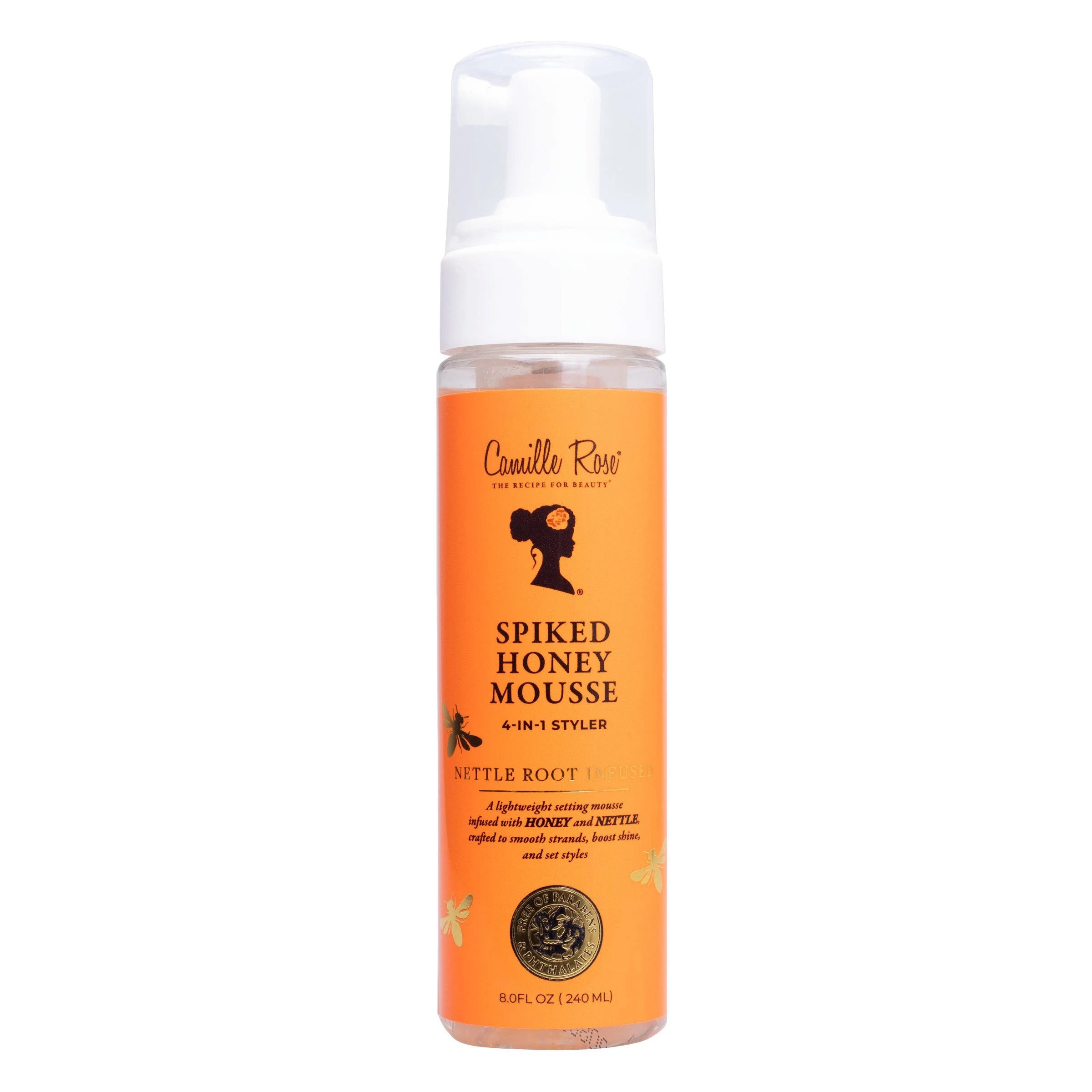 Camille-Rose-Spiked-Honey-Mousse-4in1-Styler-8-fl-oz