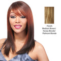 100-Human-Hair-Wig-Yaki-1214Streaked-blend-of-medium-brown-strawberry-blonde-and-platinum-blonde