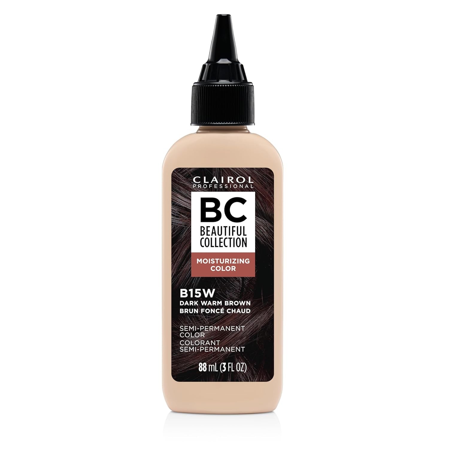 Clairol-Beautiful-Collection-SemiPermanent-Hair-Color-B15W-Dark-Warm-Brown-3-Oz