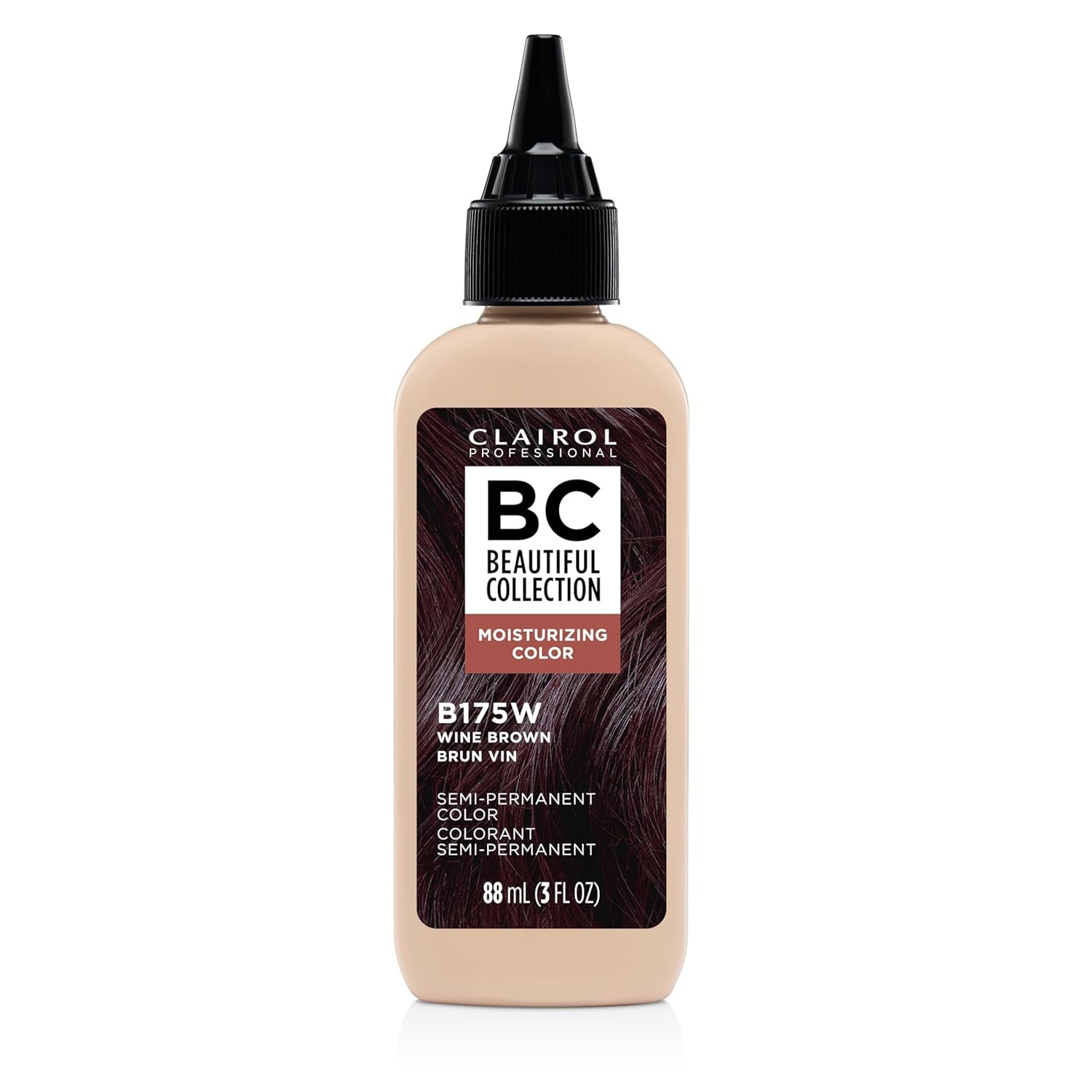 Clairol-Beautiful-Collection-SemiPermanent-Hair-Color-B175W-Wine-Brown-3-oz