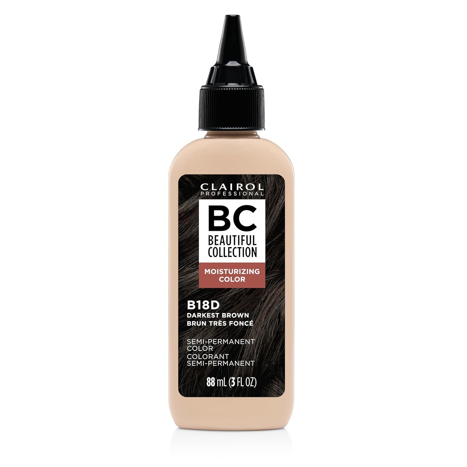 Clairol-Beautiful-Collection-SemiPermanent-Hair-Color-B18D-Darkest-Brown-3-Oz