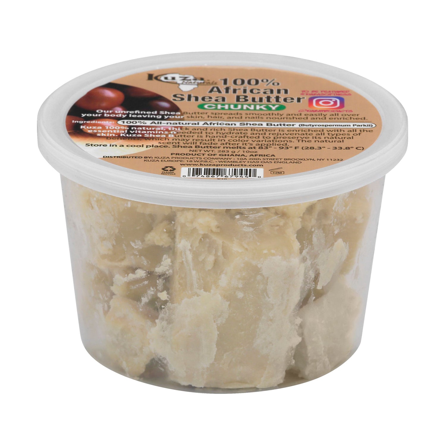 Kuza-100-African-Shea-Butter-White-Chunky-10-Oz