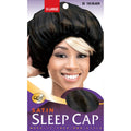 Qfitt-Satin-Sleep-Cap-X-Large-Black