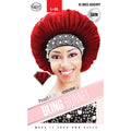 Qfitt-Bling-Bonnet-Satin-Pearl-Braid-Assorted-Color-X-Large-12PK