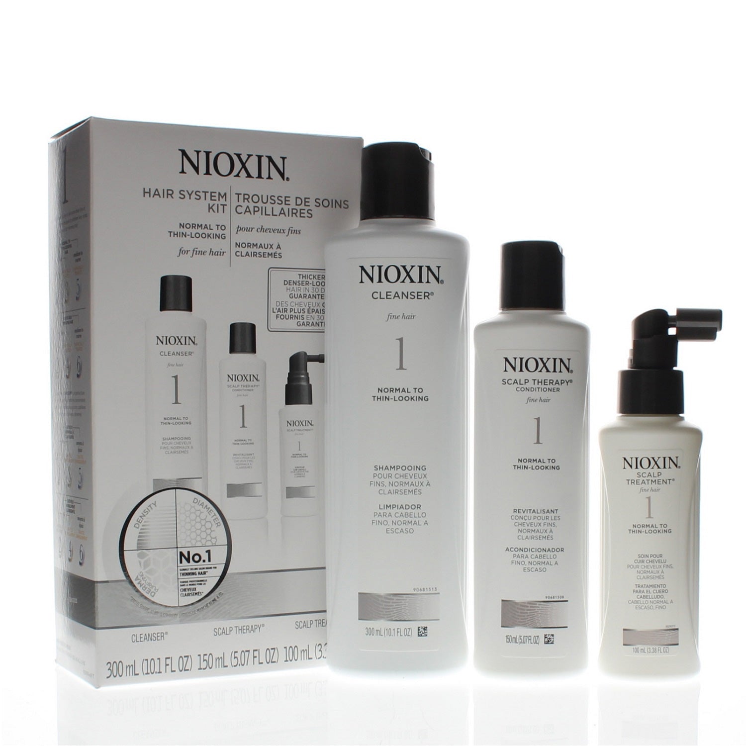 NIOXIN-System-1-Trio-Cleanser-Therapy-Treatment-Hair-Care-Kit