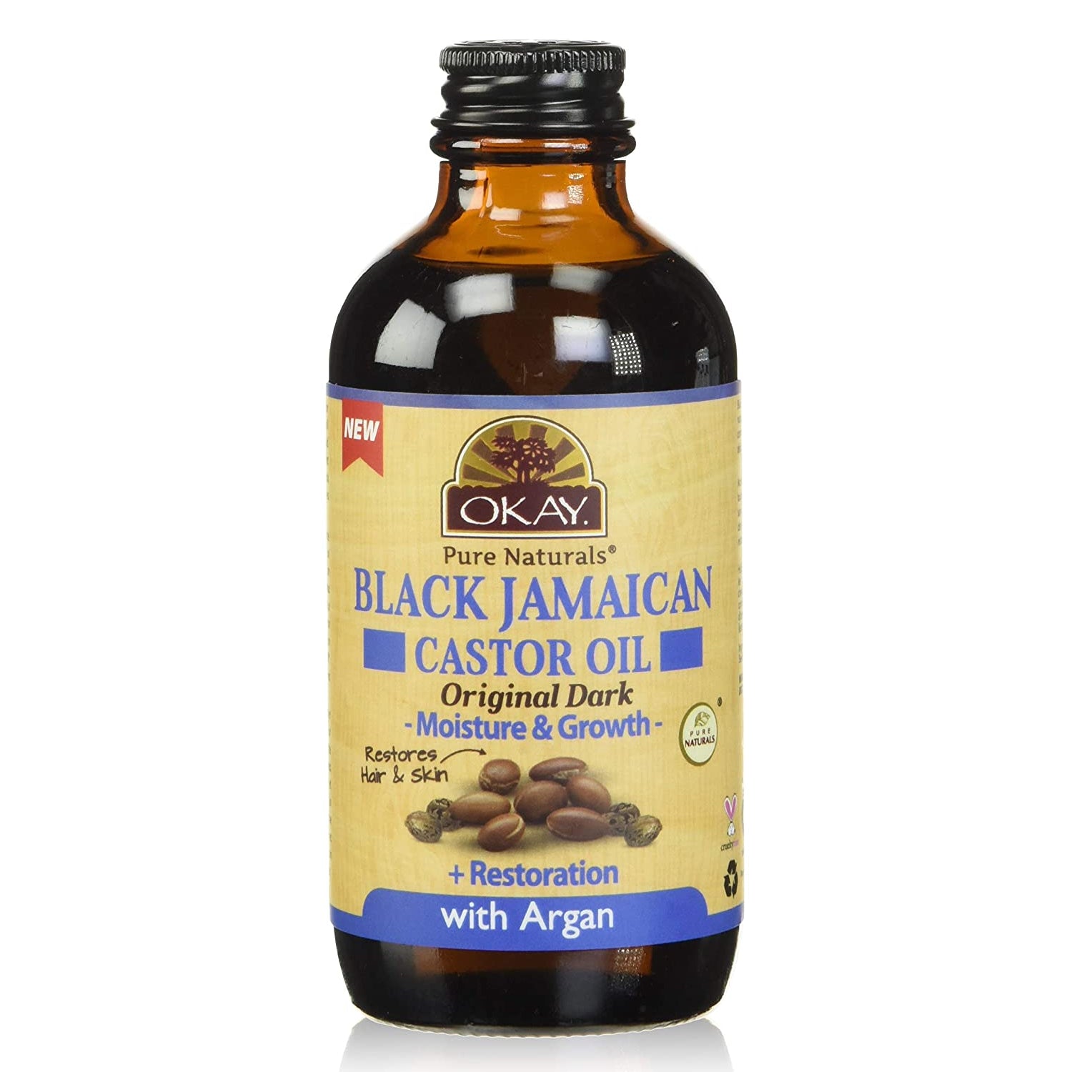 OKAY-Black-Jamaican-Castor-Oil-Original-Dark-Argan-Restores-Hair-Skin-Oil-4-Oz