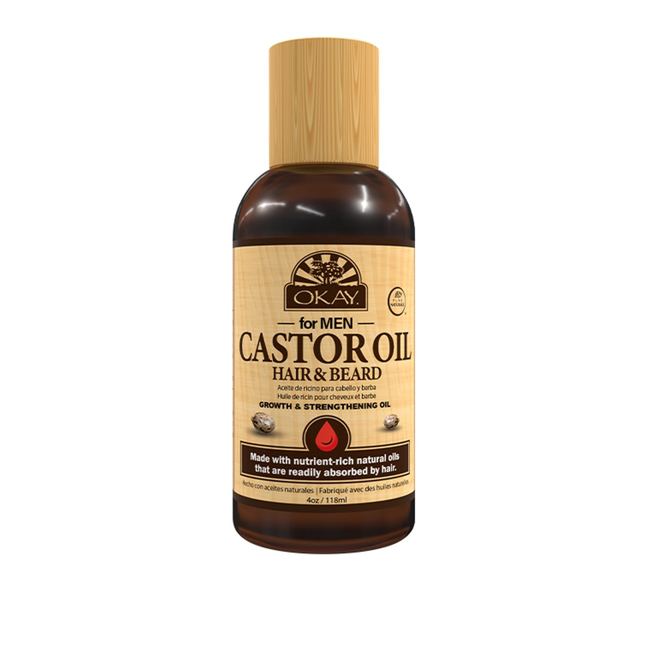 OKAY-Men-Castor-Oil-Beard-Hair-Growth-Strengthening-Oil-4-Oz