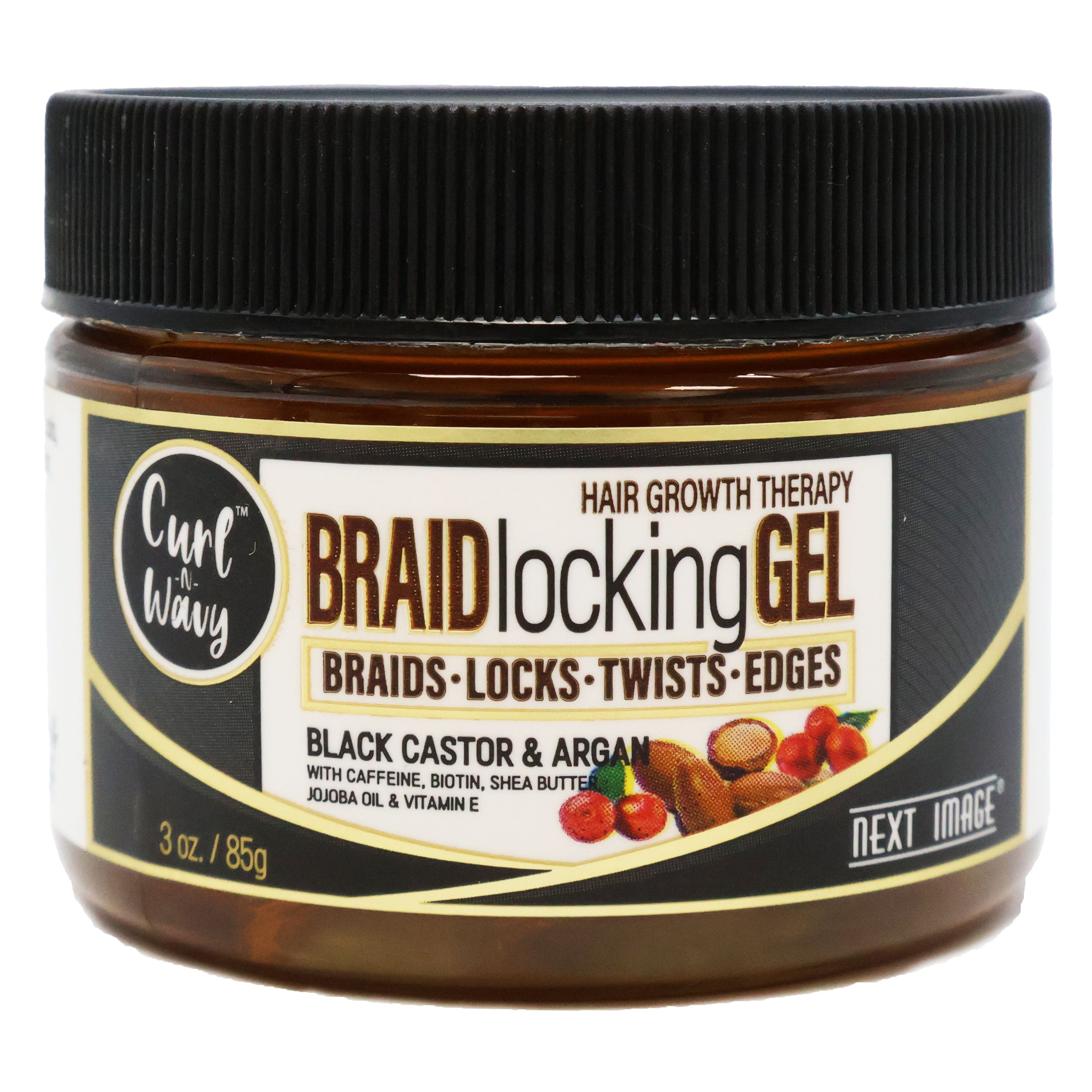 Next-Image-Braid-Locking-Gel-Black-Castor-and-Argan-3-Oz