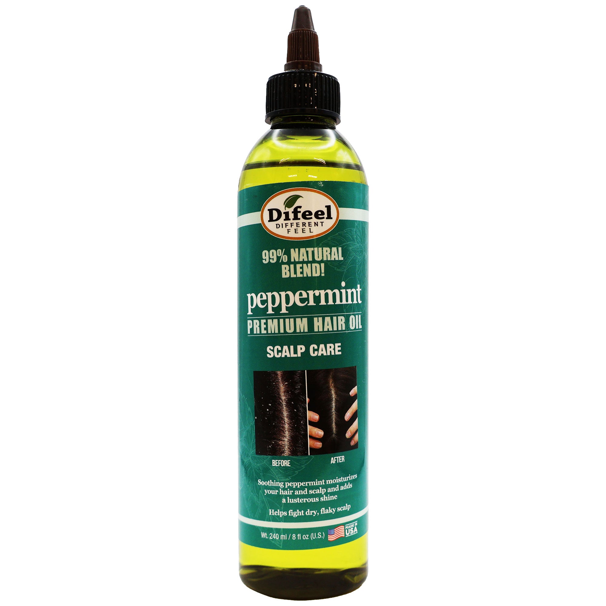 Difeel-Premium-Hair-Oil-Peppermint-Scalp-care-8-Oz