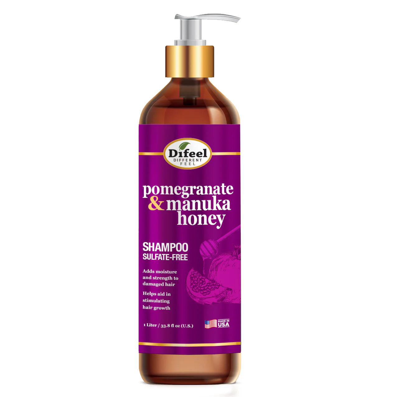 Difeel-Pomegranate-Manuka-Honey-Sulfate-Free-Shampoo-33-Oz