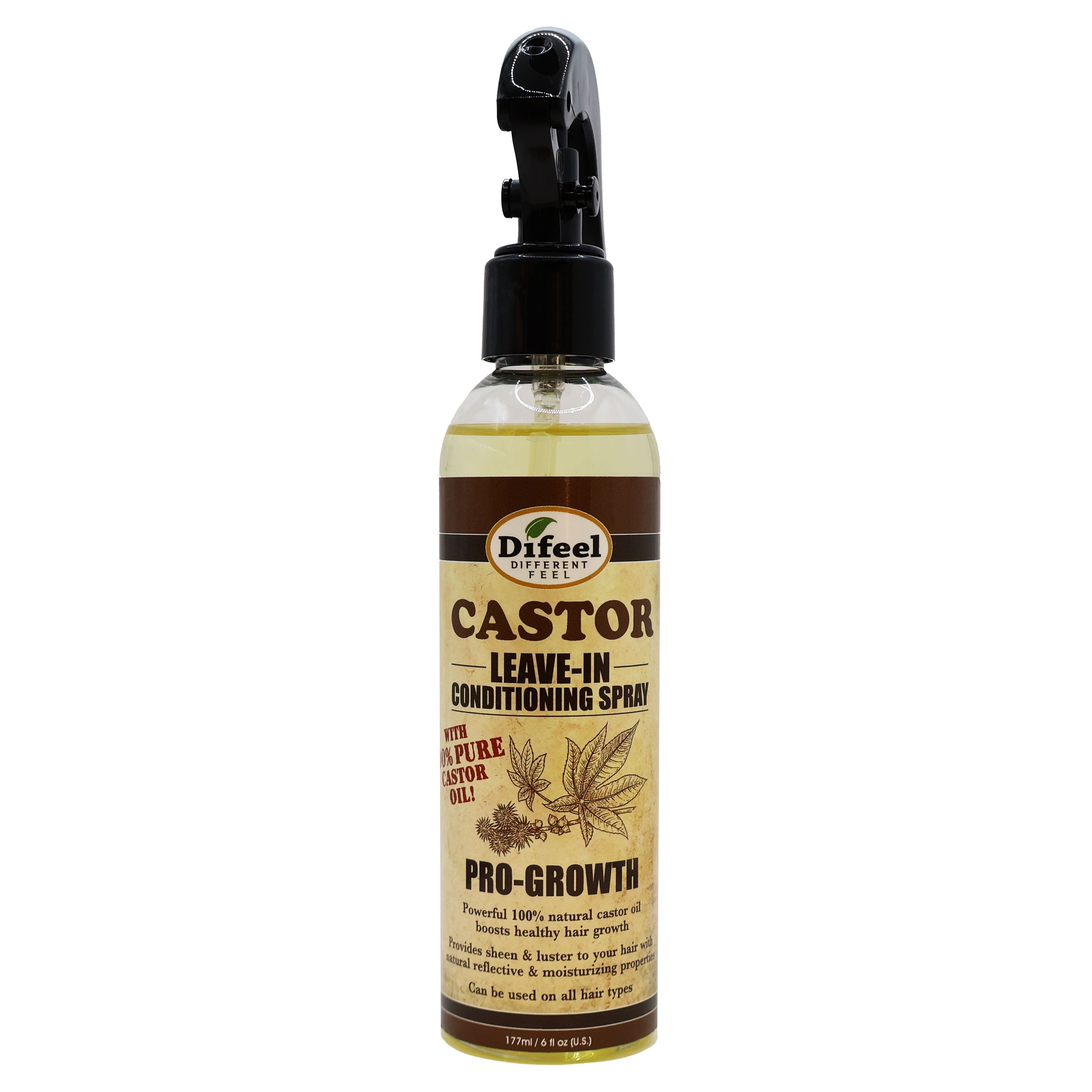 Difeel-Castor-Oil-Leave-In-Conditioning-Spray-Pro-Growth-6-Oz