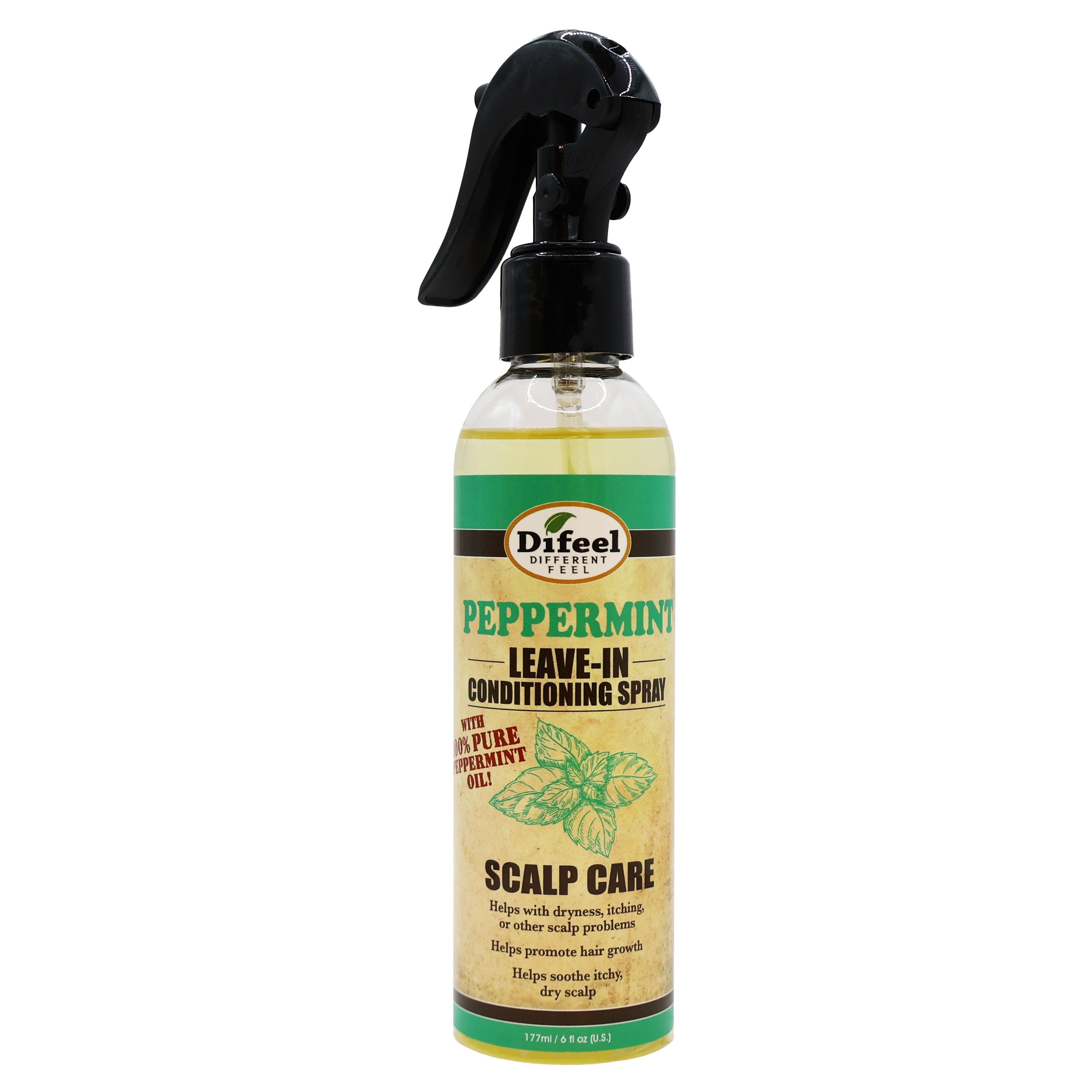 Difeel-Peppermint-Leave-In-Conditioning-Spray-Scalp-Care-6-Oz