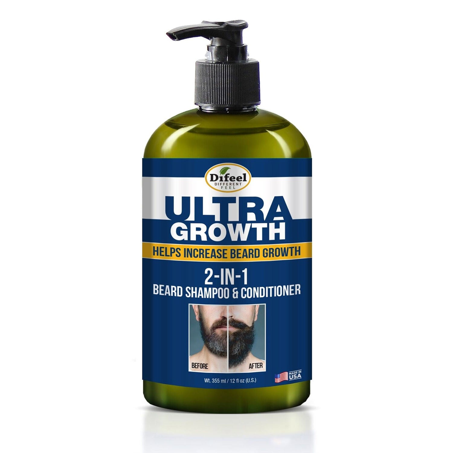 Difeel-Ultra-Growth-2in1-Beard-Shampoo-Conditioner-12-Oz